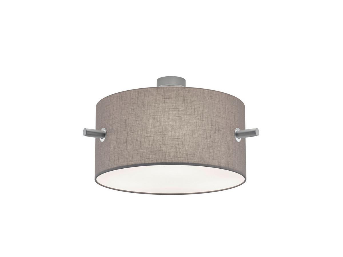 Deckenleuchte 608300307 Camden - Grau/Nickelfarben, Basics, Textil/Metall (65,0/35,0cm) - Trio Leuchten