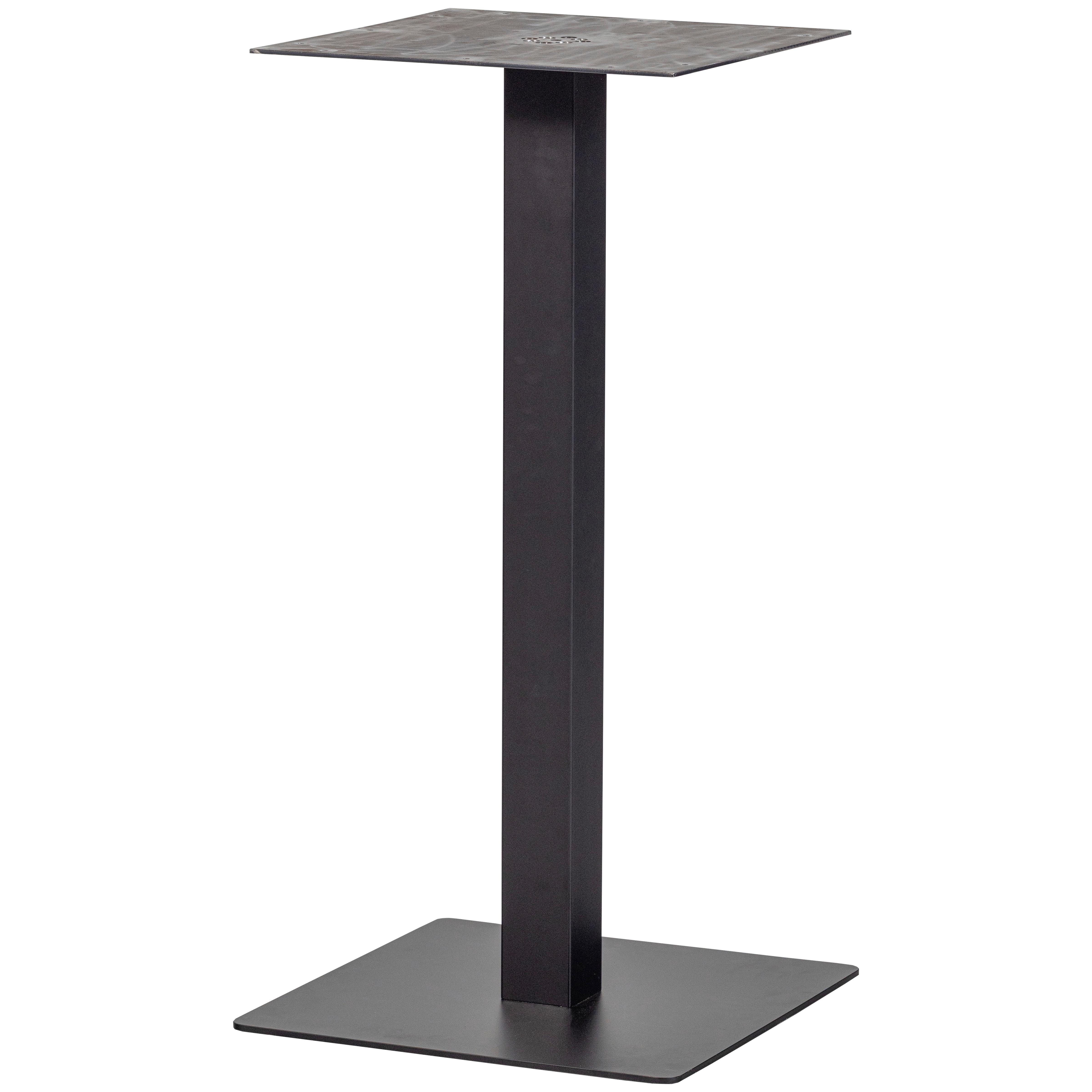 TISCHGESTELL Tablo Schwarz L: 50cm - Schwarz, MODERN, Metall (50/50/105cm) - Livetastic