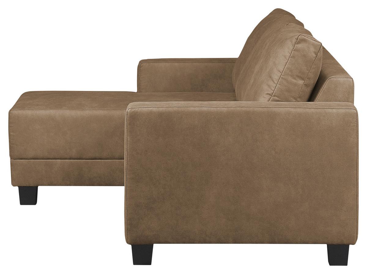 Ecksofa Grenwood Schlammfarben S: 144x200 cm - Schlammfarben/Braun, Design, Textil (144/200cm) - MID.YOU