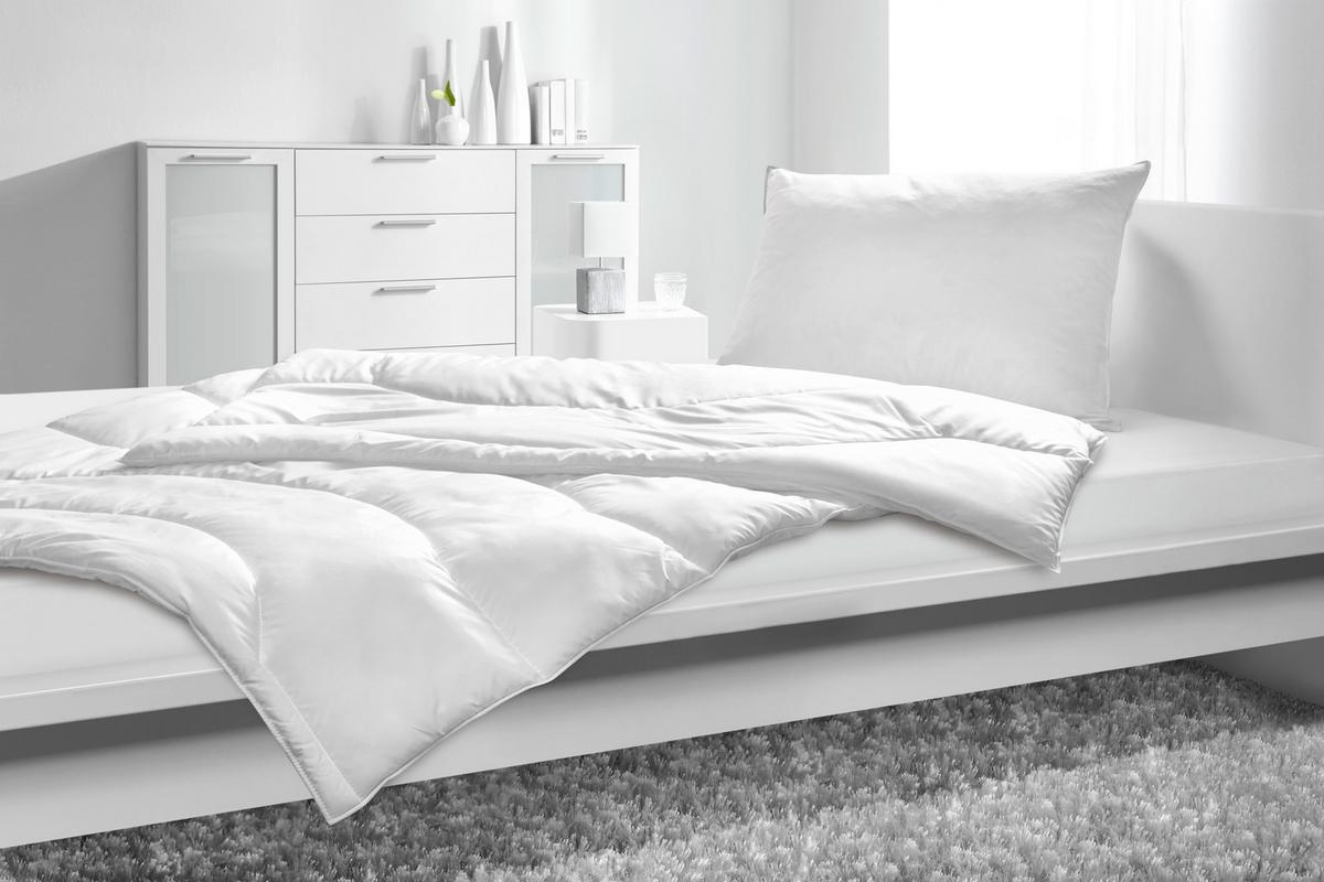 Celoroční přikrývka Vegan micro premium, 140/200cm - bílá, textil (140/200cm) - Nadana