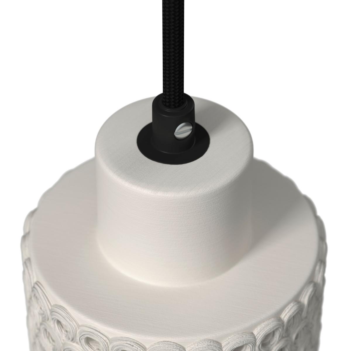 Závesné svietidlo Lace, š: 12 cm - bílá, Moderní, keramika (12/167cm) - Bessagi Home