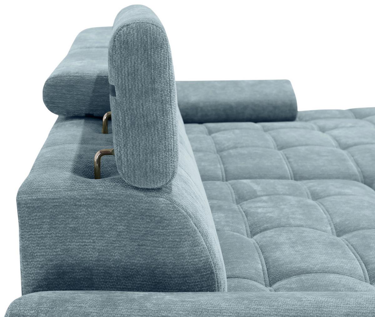Rohová sedačka VEGAS, pravá, mátově zelená žinylka - černá/mátově zelená, Design, dřevo/textil (294/173cm)