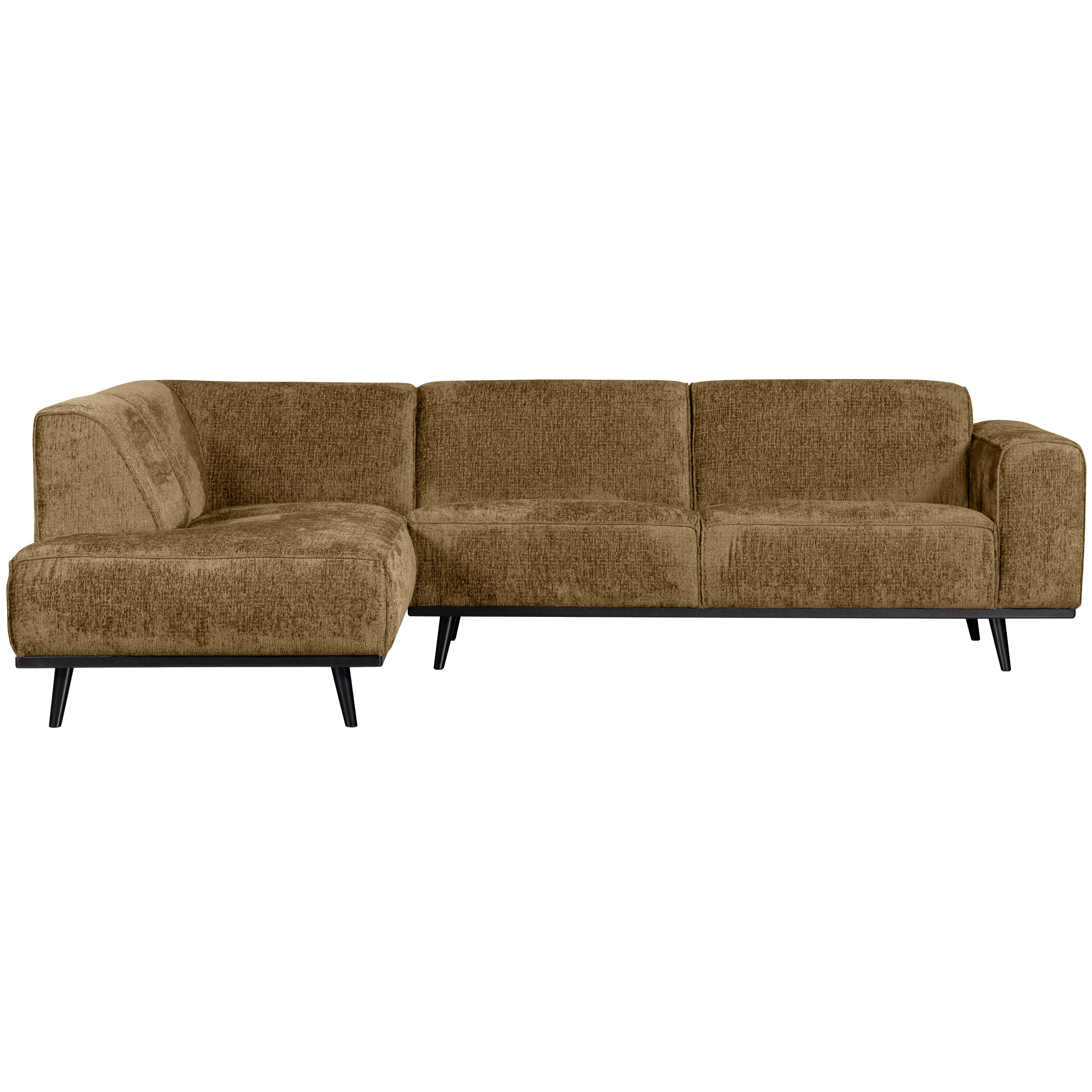 Ecksofa Statement Gelb S: 210x274cm - Gelb/Schwarz, Design, Textil (210/274cm) - Livetastic