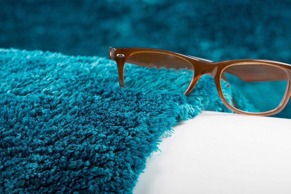 Hochflorteppich Blau, BxL: ca. 80x150 cm - Blau, Basics, Textil (80/150cm) - Kayoom