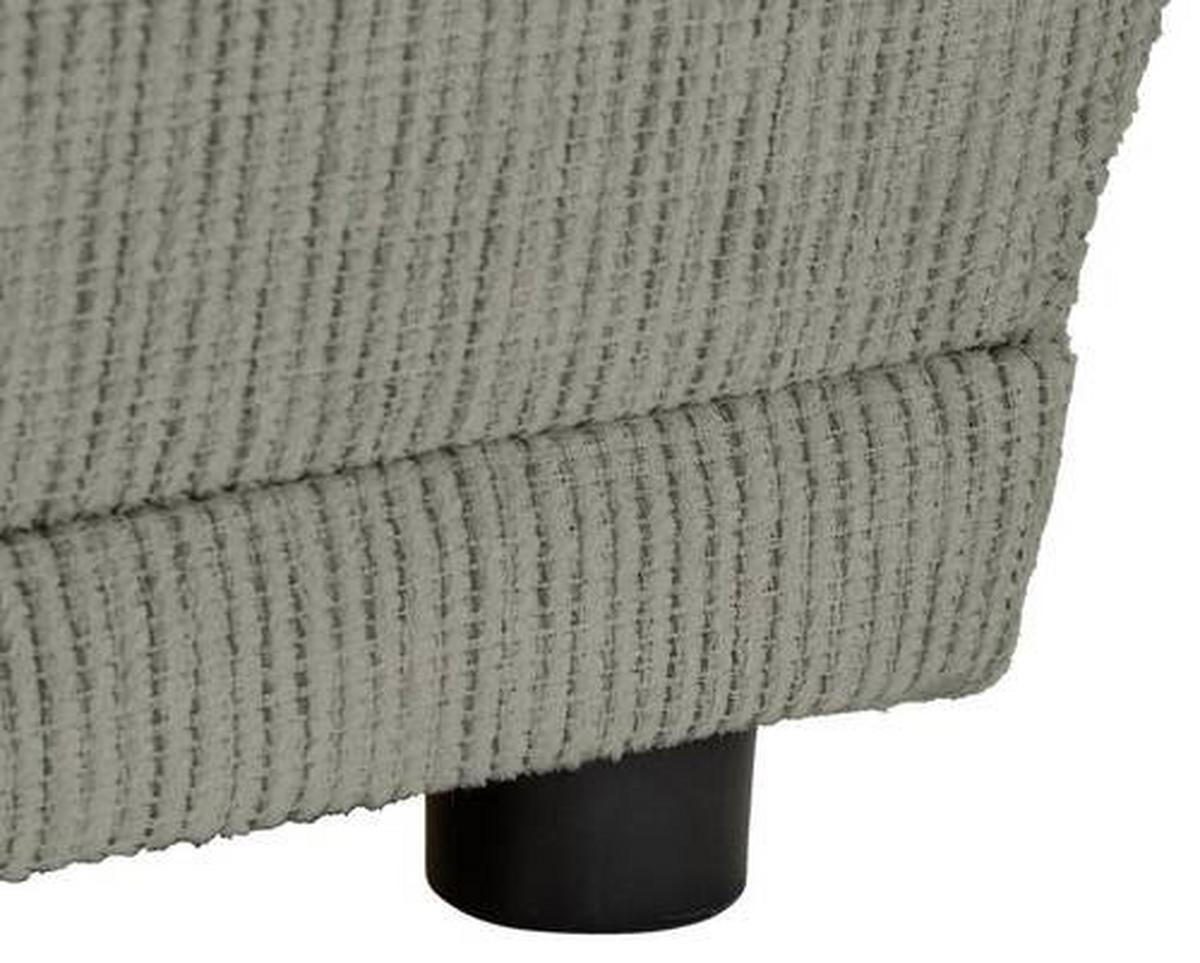 Chaiselongue Nello - Schwarz/Braun, KONVENTIONELL, Textil (93/73/171cm) - MID.YOU