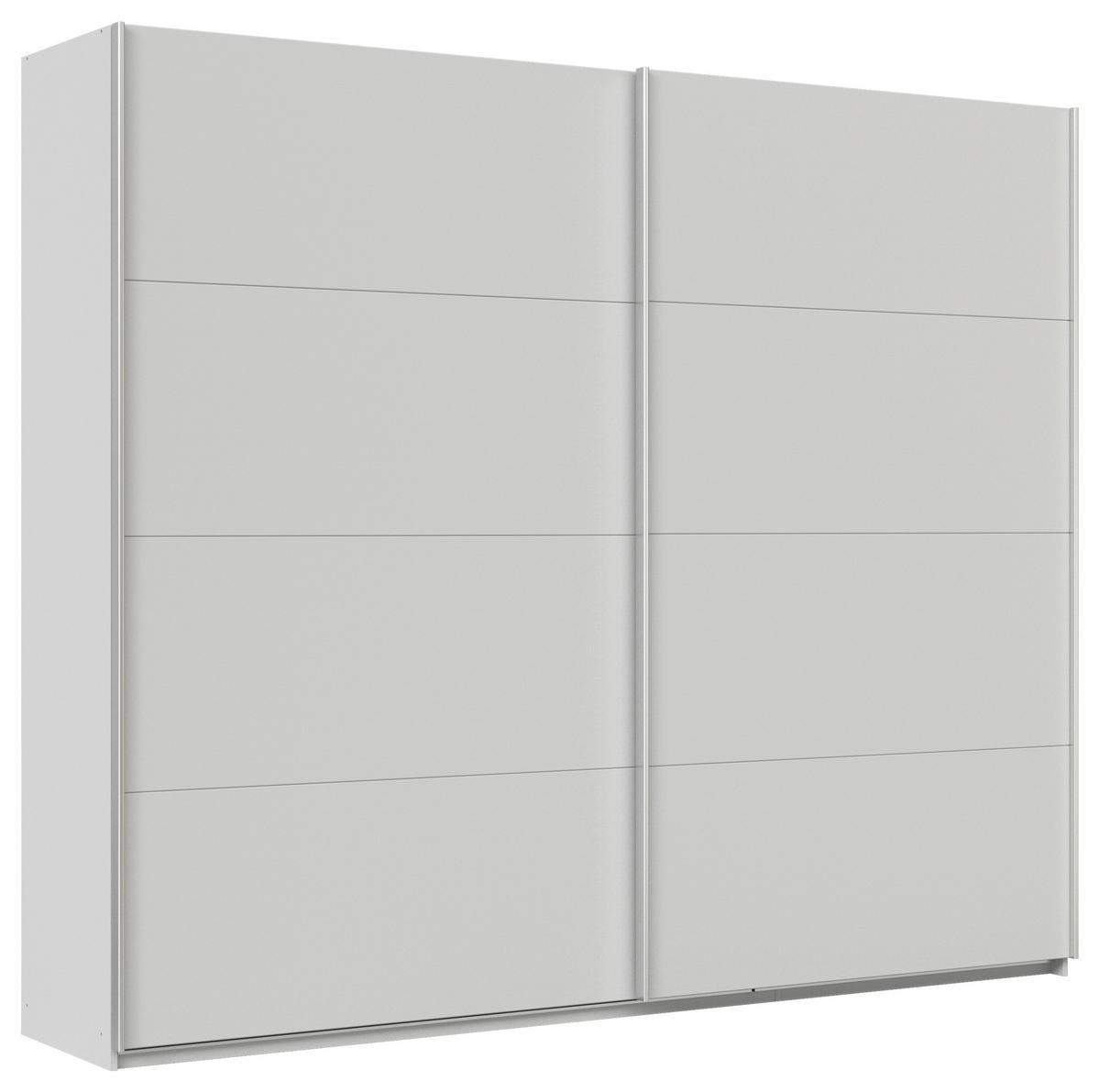 Schwebetürenschrank Feldkirch 271 Maxihöhe - Hellgrau, MODERN, Holzwerkstoff (271/229/62cm)