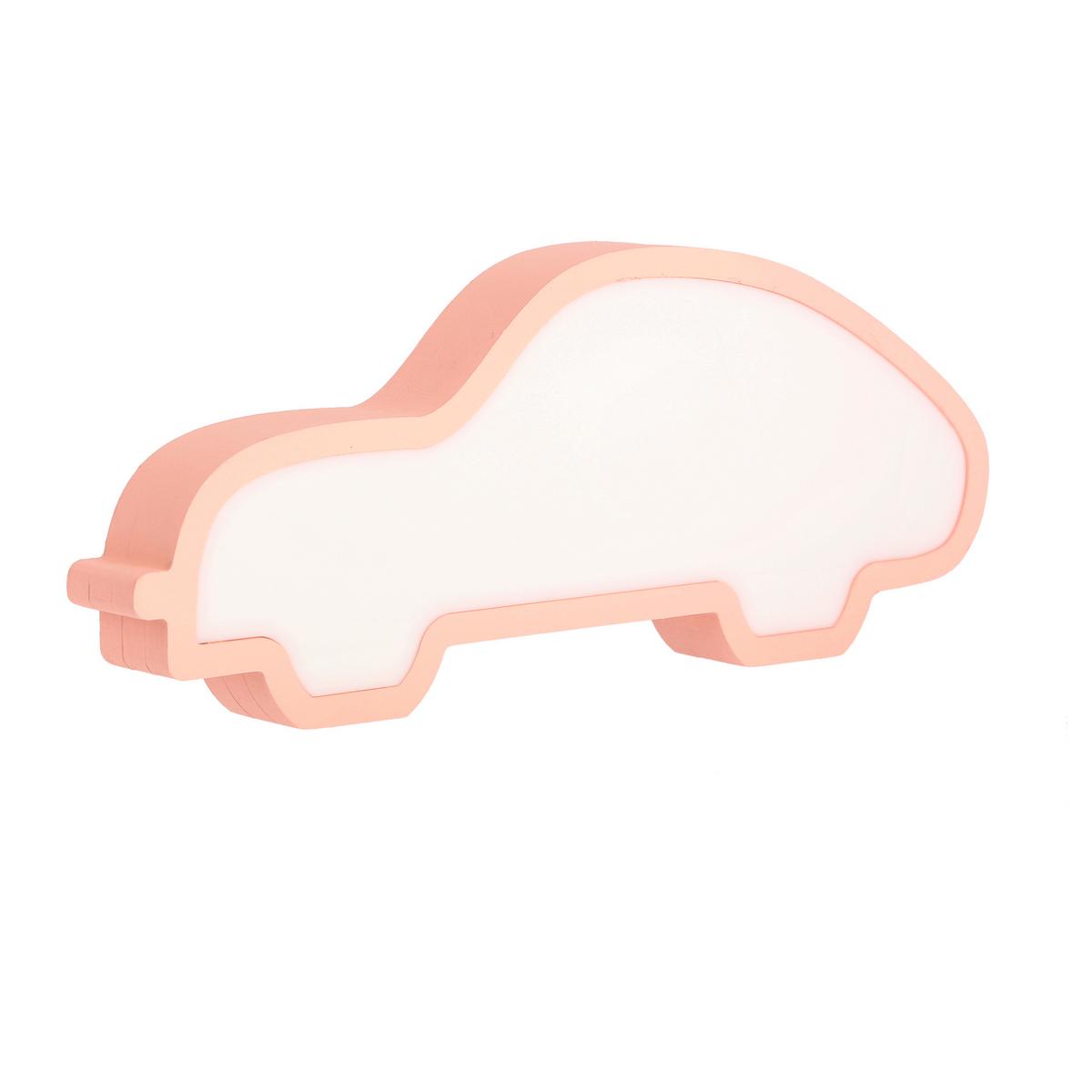 Kindertischleuchte 41-11688 Car - Pink, Basics, Holzwerkstoff/Kunststoff (35/3.5/14cm)