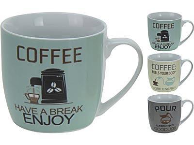 Bögre Kávé Motívummal - Kerámia (9/9/12cm)