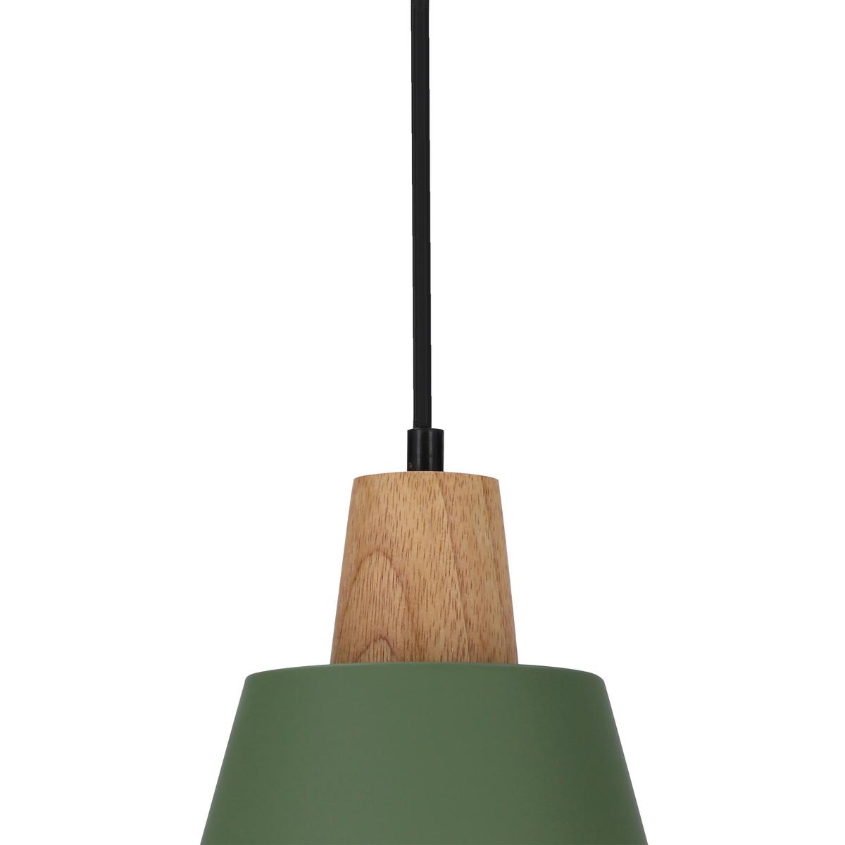 Pendelleuchte 50101260 Faro - Dunkelgrün/Schwarz, Trend, Metall (17/24/90cm)