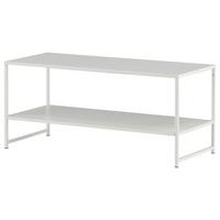 Couchtisch Staal - Weiß, Design, Metall (102/43/45cm) - Livetastic