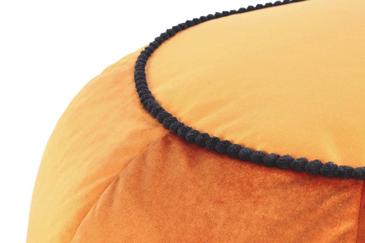Pouf Taj Mahal Bronze - Bronzefarben, Basics, Textil (65/35cm)