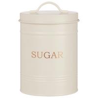 Dóza na potraviny Berta - Sugar, 1,2l - krémová/béžová, Moderní, kov (11/15cm) - Modern Living
