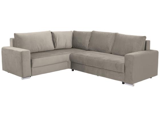 Wohnlandschaft in L-Form Giovanni 217x277cm - Chromfarben/Beige, MODERN, Holz/Textil (217/277cm) - Ombra Wohnlandschaft in L-Form Giovanni 217x277cm - Chromfarben/Beige, MODERN, Holz/Textil (217/277cm) - Ombra