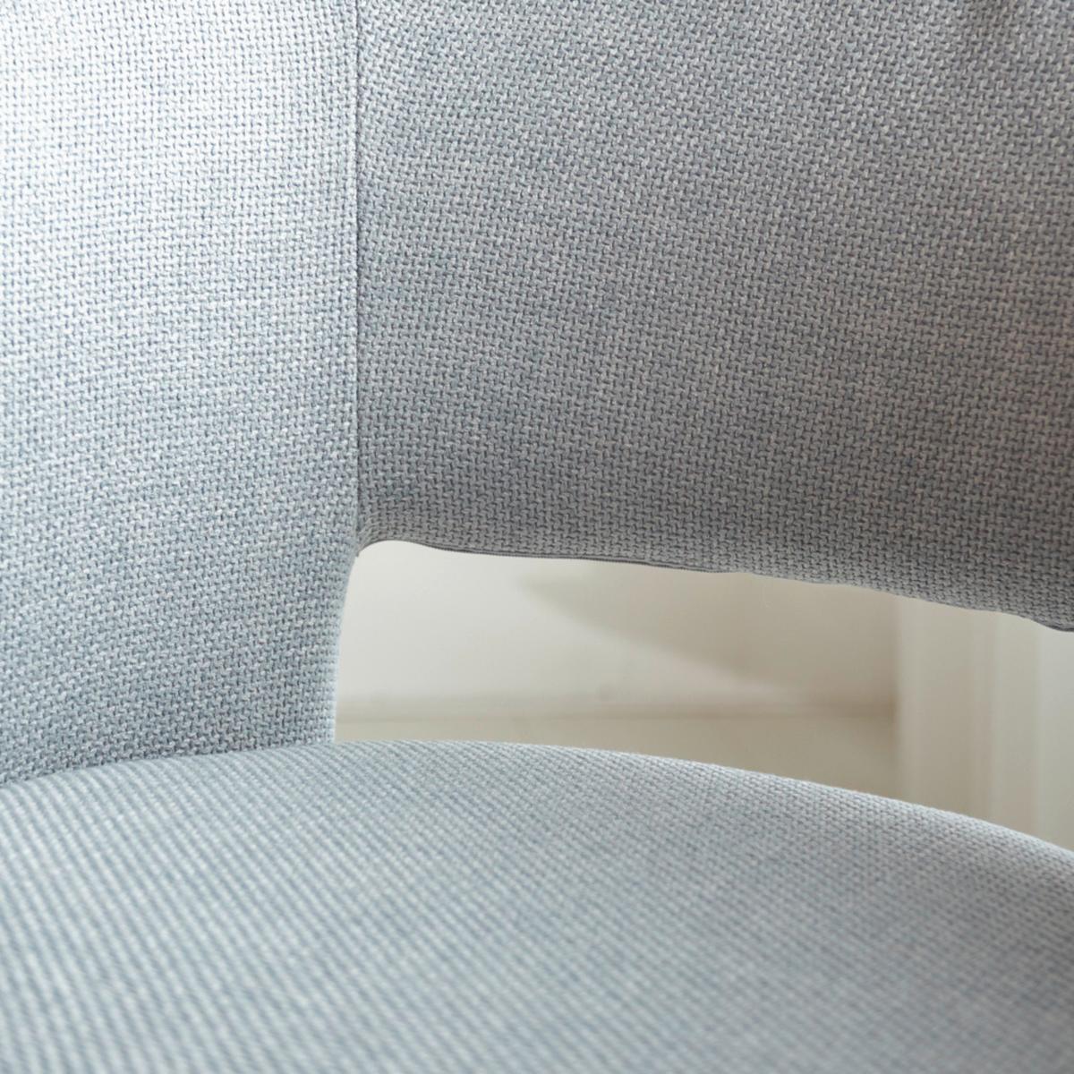 Armlehnstuhl Boden Hellgrau B: 59 Cm - Hellgrau/Schwarz, MODERN, Textil/Metall (59/78/55cm) - MID.YOU