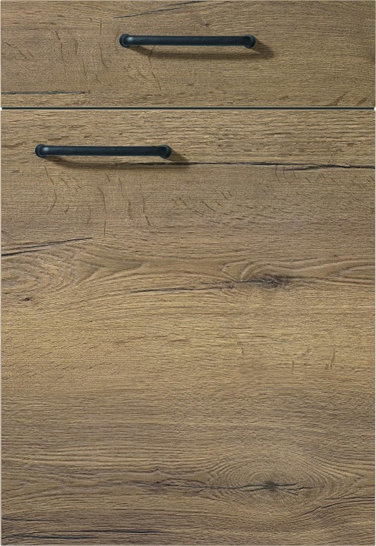 Front: Eiche Havanna Nb. Front Singapur - Eichefarben, MODERN, Holzwerkstoff - Vertico