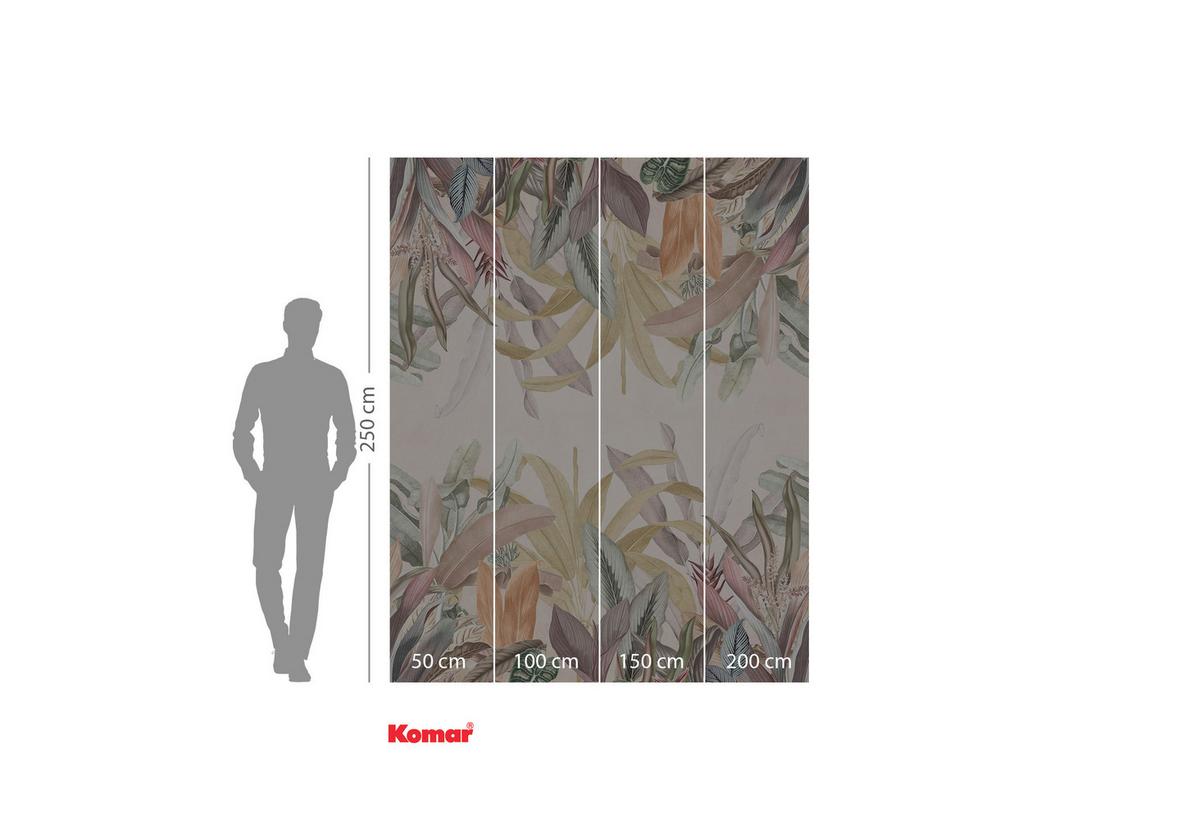 Vliestapete Mirror Maison - Rot/Braun, Basics (200/250cm) - Komar