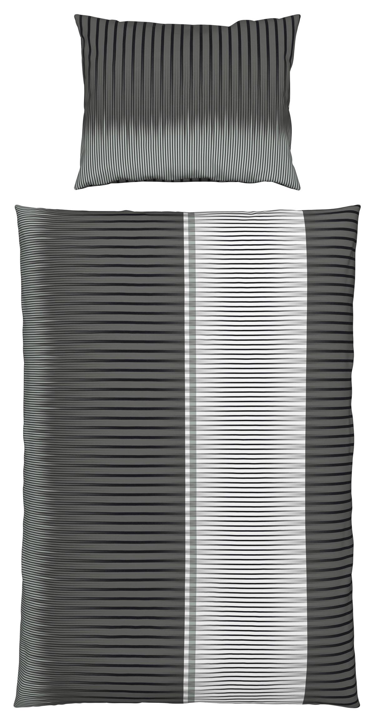 Ágyneműhuzat-garnitúra Ela Su - szürke, Modern, textil (140/200cm) - Luca Bessoni