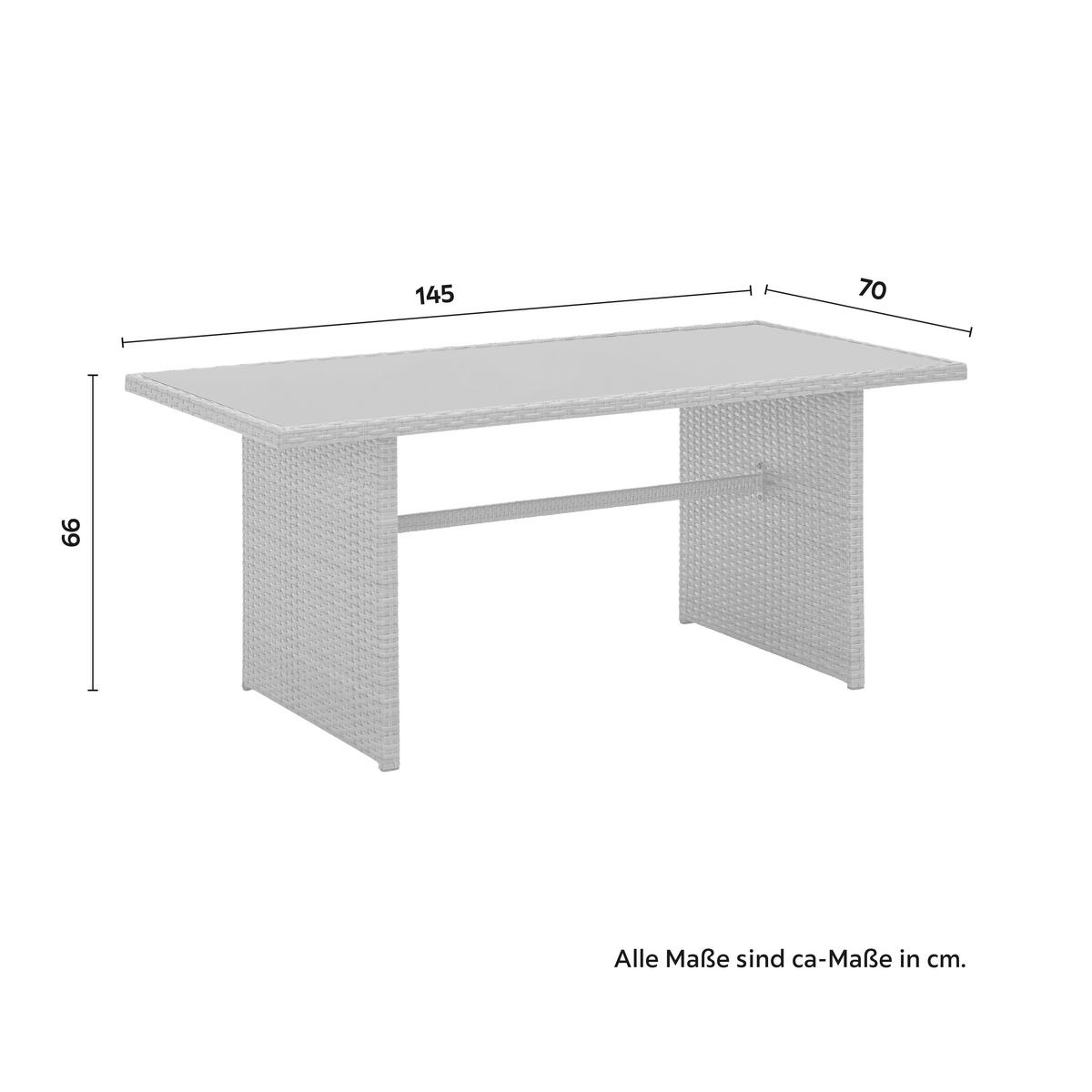 TERASOVÁ SEDACÍ SOUPRAVA Marrakesch 1, 181/240cm - šedá/černá, Moderní, kov/textil (181/70/240cm) - Modern Living