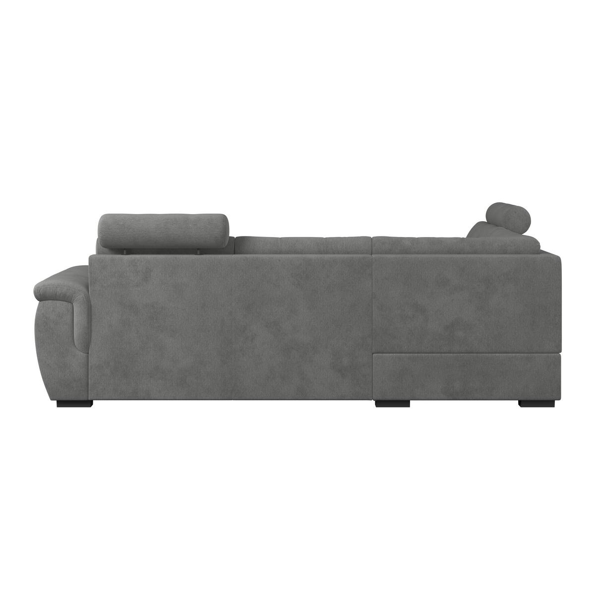 Ecksofa mit Schlaffunktion Falco new Braun 183x251 cm - Schwarz/Braun, KONVENTIONELL, Textil (183/251cm) - Ondega