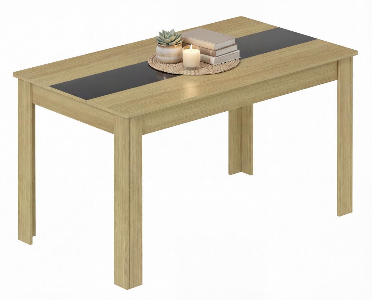 Esstisch Disalo Honigeiche L: 140cm - Honigeiche, MODERN, Holzwerkstoff (140/80/75cm) - MID.YOU