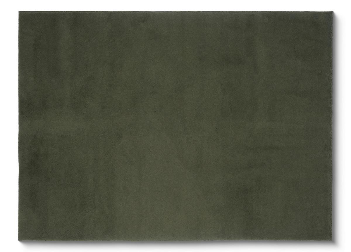 Fellteppich Mira - Waldgrün/Grün, MODERN, Textil (60/110cm) - Luca Bessoni