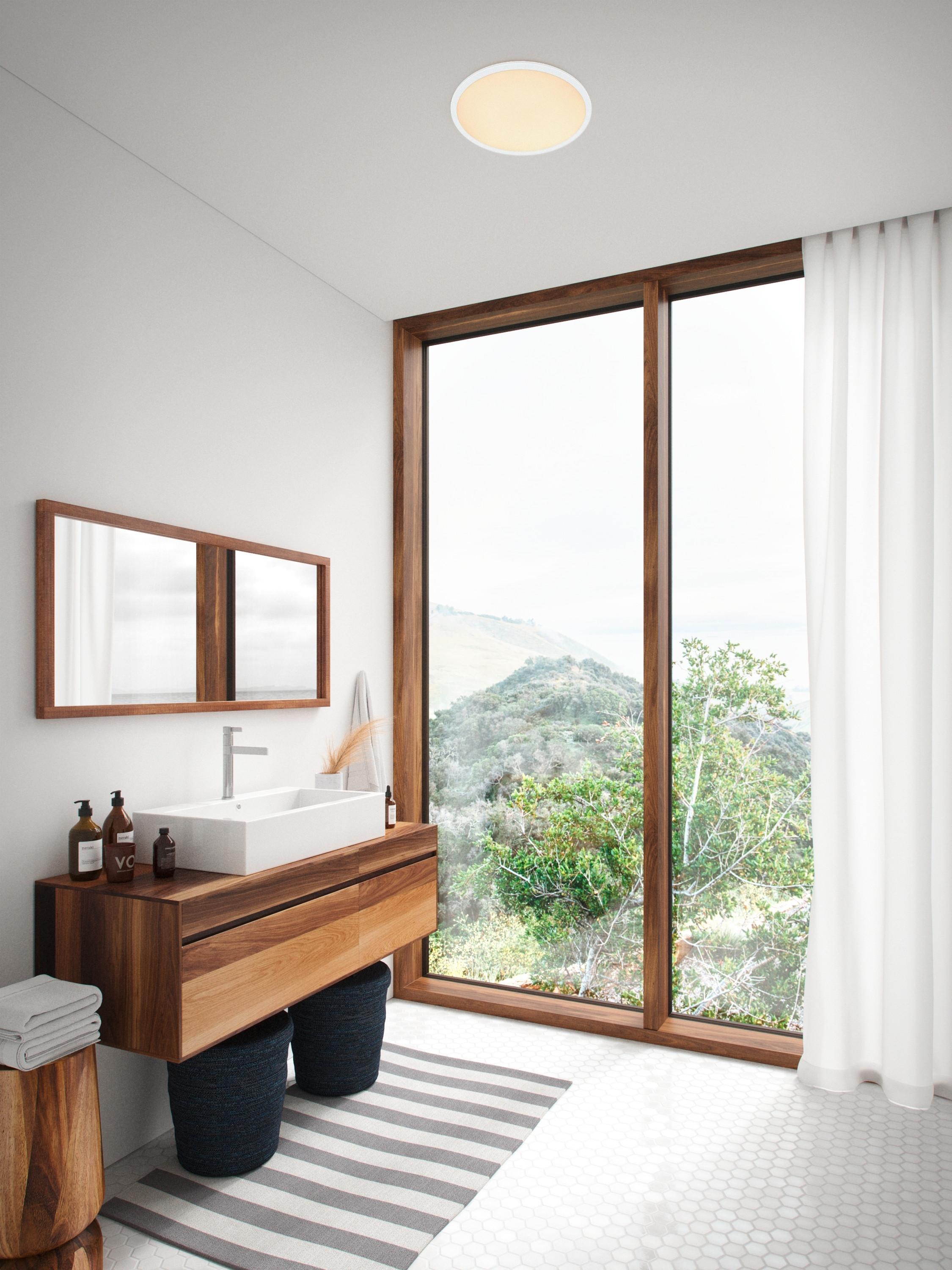 Deckenleuchte Oja Weiß D: 60 cm - Weiß, Design, Kunststoff (60/3,2cm) - Nordlux