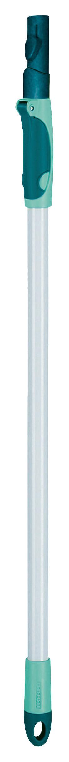 Teleskopstiel Click-Systeme, L: 80-135 Cm - Türkis/Grau, Basics, Kunststoff/Metall (80-135cm) - Leifheit