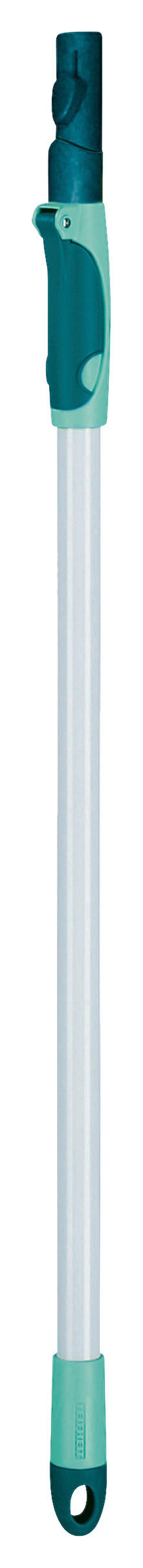 Teleskopstiel Click-Systeme, L: 80-135 Cm - Türkis/Grau, Basics, Kunststoff/Metall (80-135cm) - Leifheit