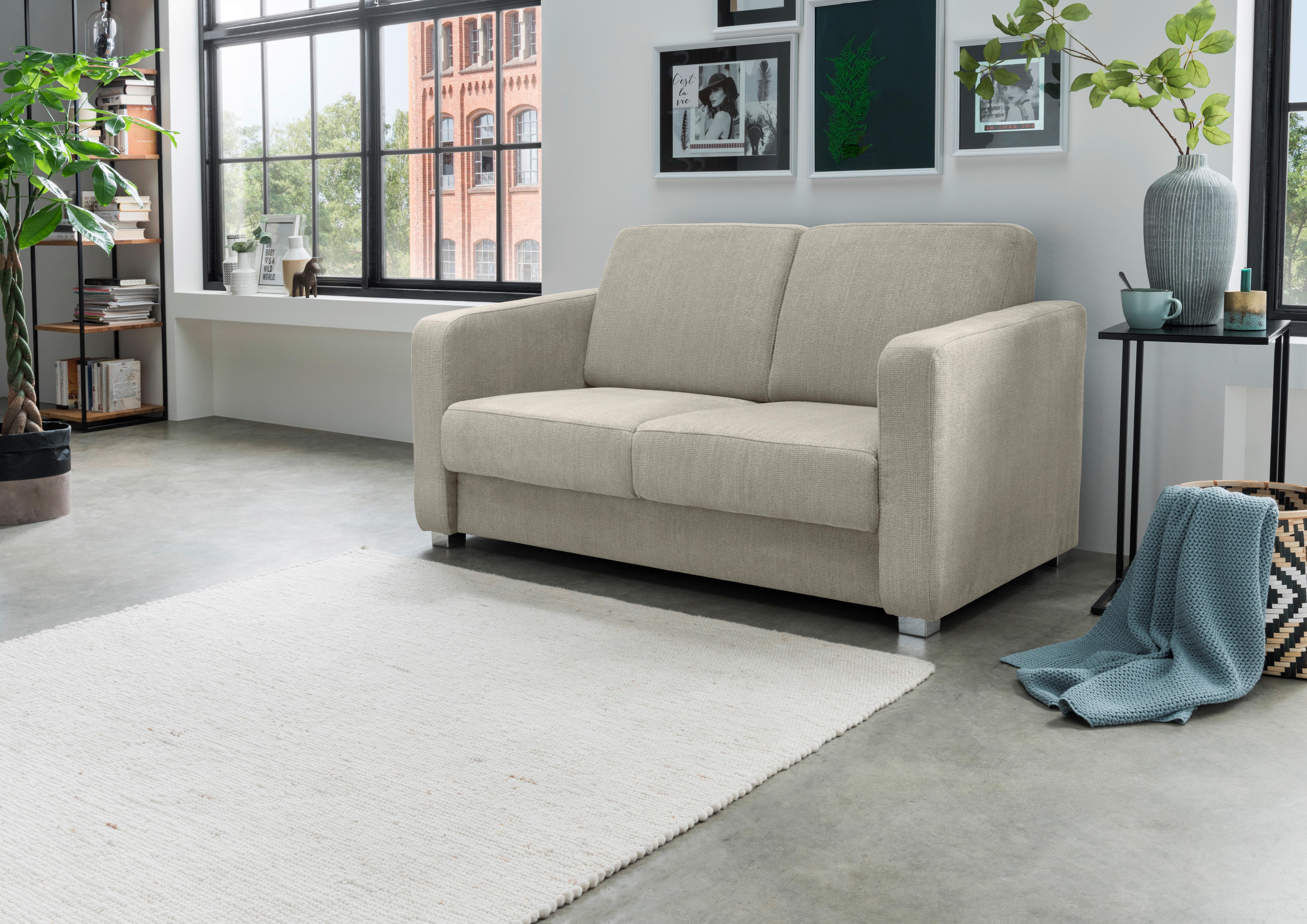 Schlafsofa Mia, Beige B: 159 cm
