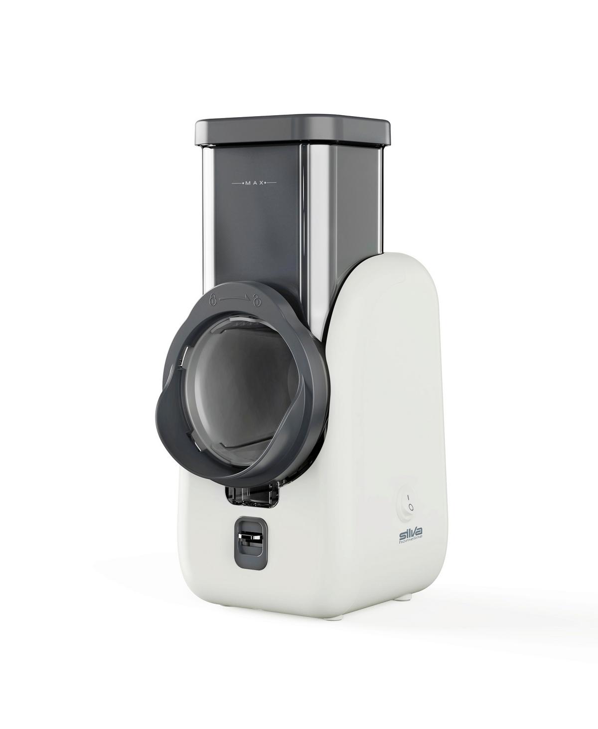 Reibe, 80w, Inkl. Aufsätze Skr 800 - Dunkelgrau/Weiß, Basics, Kunststoff (13/29,7/16,5cm) - Silva Homeline