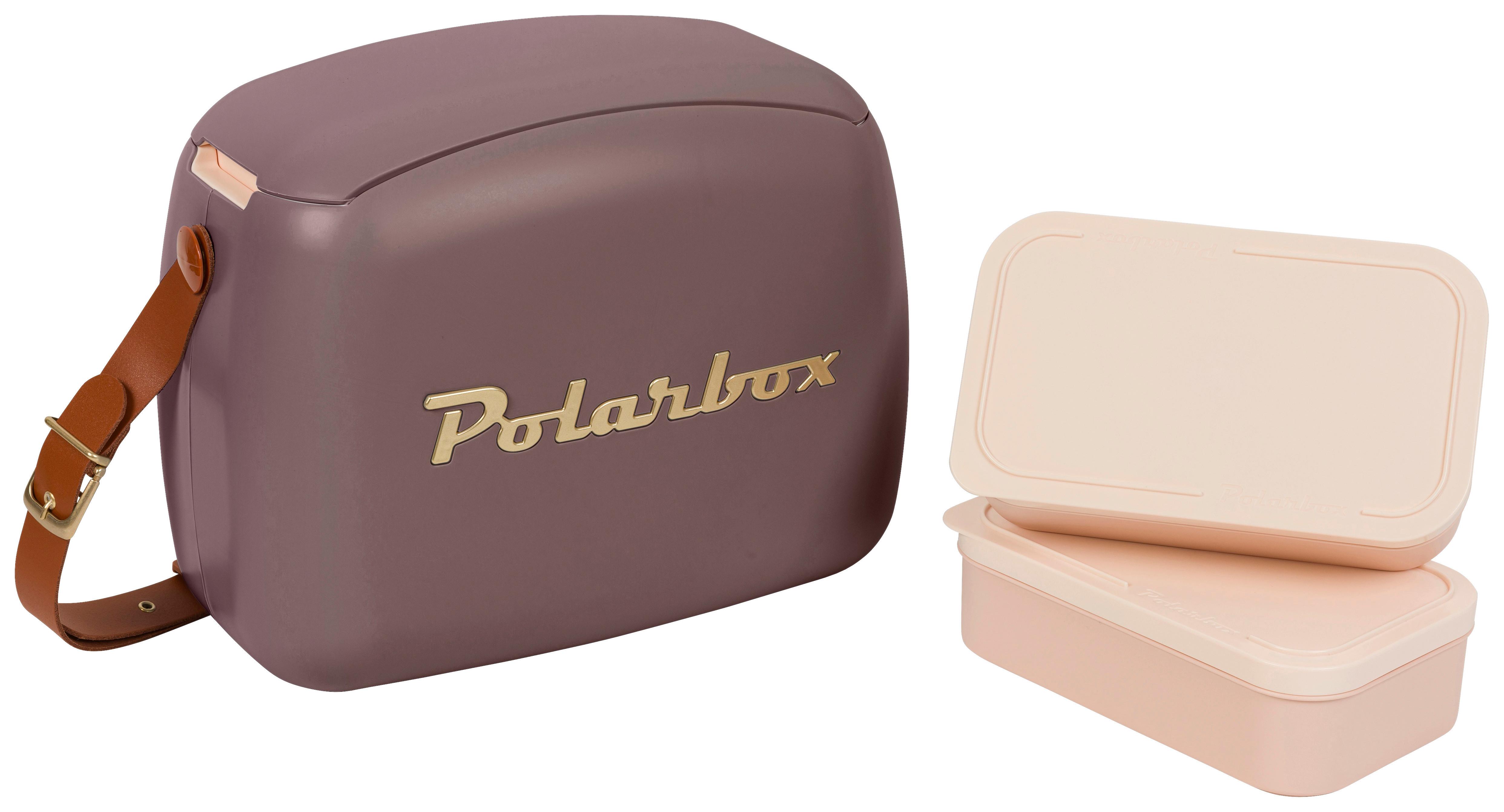 Chladící taška objem: 6L, včet. 2 boxu - světle fialová, Moderní, plast (6l) - Polarbox
