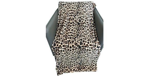 Kuscheldecke Safari Braun 130x170 Cm - Braun, ROMANTIK / LANDHAUS, Textil (130/170cm) - James Wood