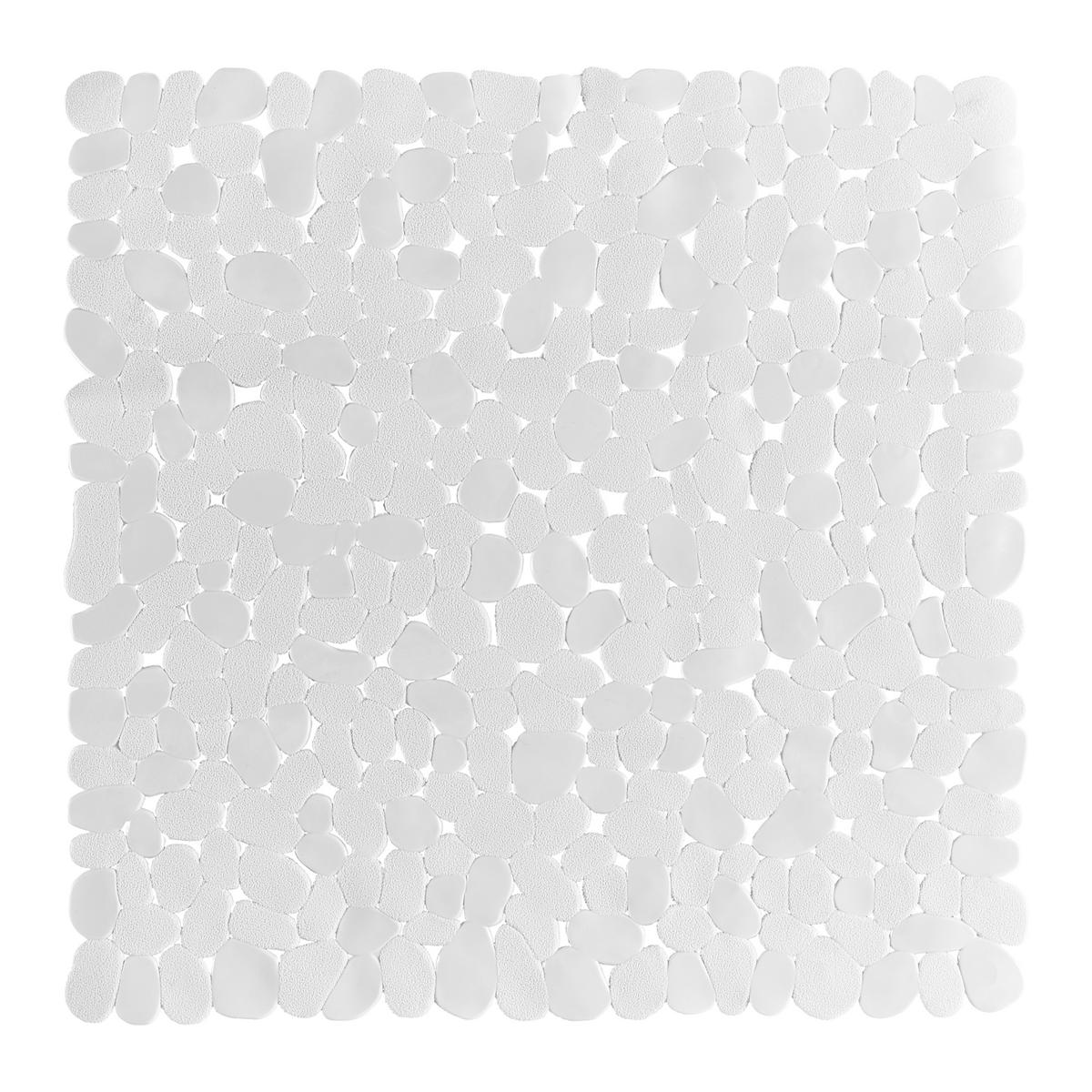 Podložka do sprchy Stones, 50/50cm, biela - biela, plast (50/50cm) - Modern Living