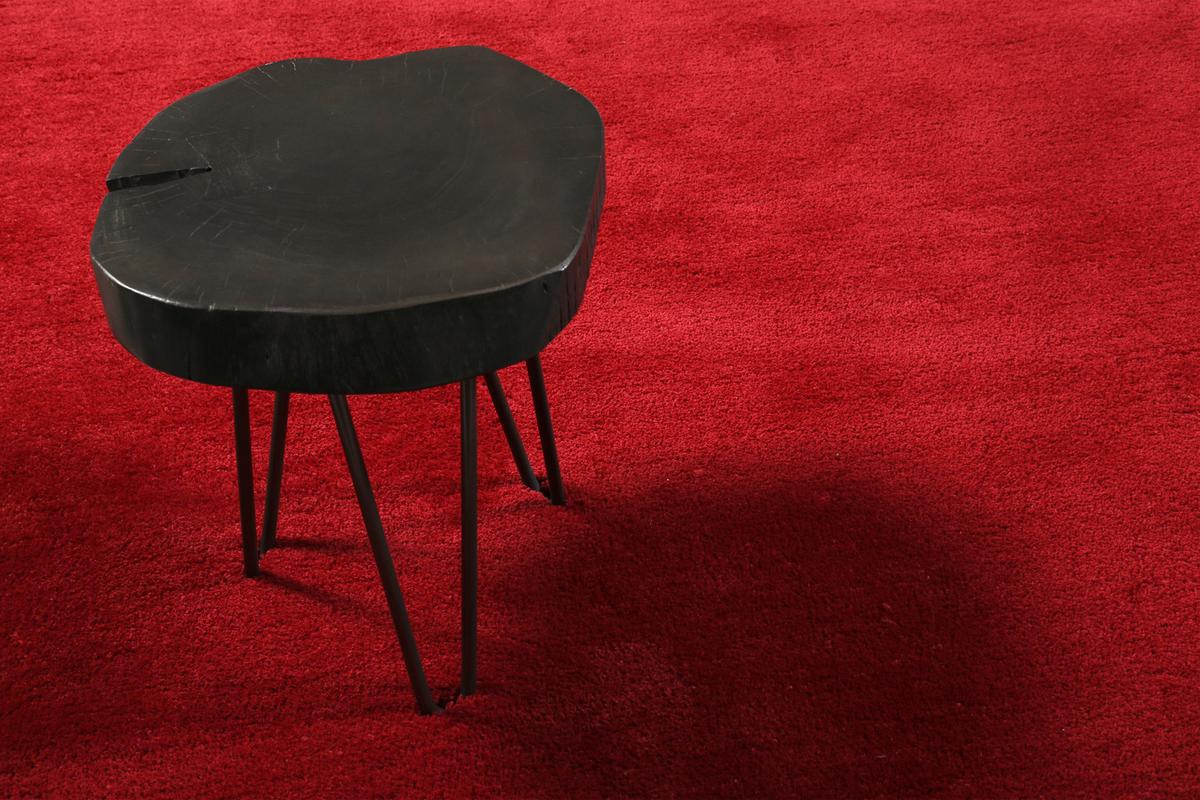 Hochflorteppich, 120 Cm Relaxx Esp-4150-40 - Rot, Basics, Textil (120cm) - Esprit