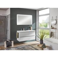 TV-Element Las Vegas Weiß B: 160 cm - Sandfarben/Weiß, MODERN, Holzwerkstoff (160/36/37cm) - Vertico