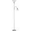 STEHLEUCHTE FILIPA - Silberfarben, KONVENTIONELL, Kunststoff/Metall (182cm) - Homezone STEHLEUCHTE FILIPA - Silberfarben, KONVENTIONELL, Kunststoff/Metall (182cm) - Homezone