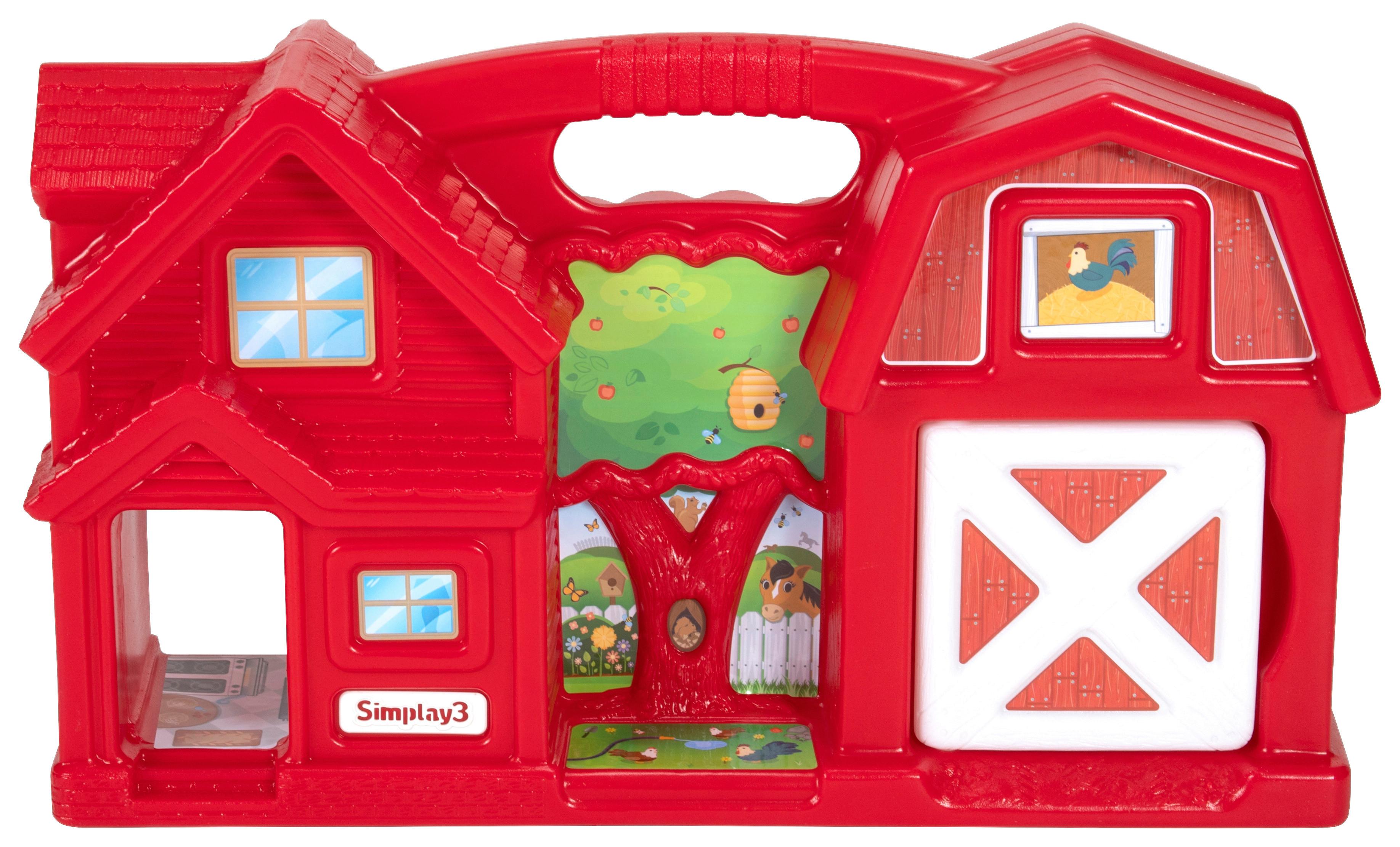 Bauernhof Simplay 3 Ab 1,5 Jahren Tragbar - Multicolor, Basics, Kunststoff (63,8/16,8/36,5cm)