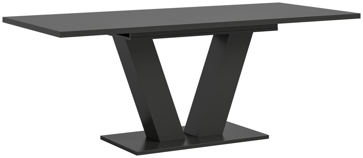 Ausziehtisch Marlon 150 Az Grau Auf 190 cm ausziehbar - Grau, Trend, Holzwerkstoff (150-190/90/75cm) - MID.YOU