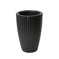 Obal na květináč MIRA 30 - černá, Konvenční, plast (29,0/48,0cm) - Mömax