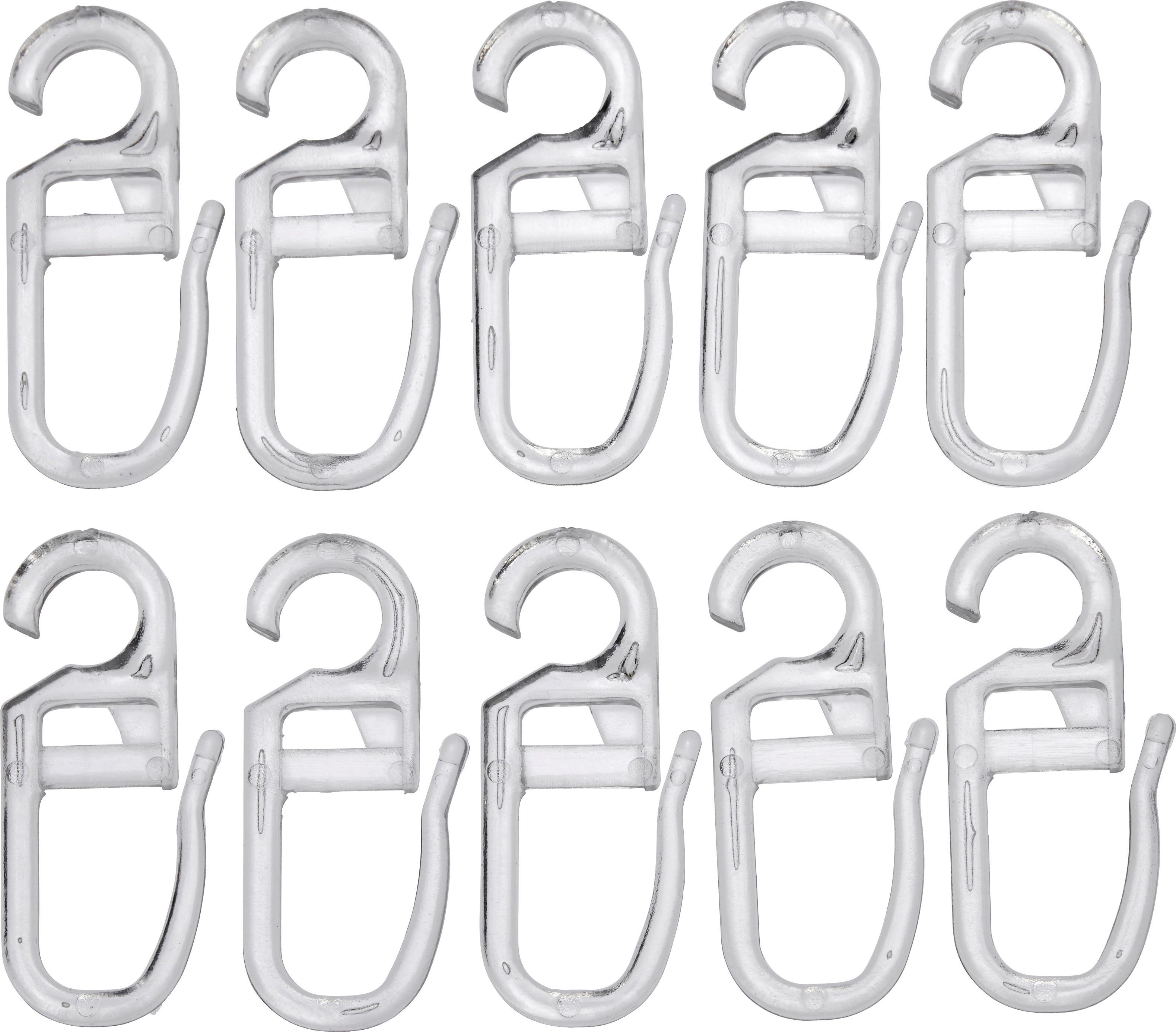 Riasiace Háčiky Anni - číre, plast (0.5/2.6cm) - Modern Living