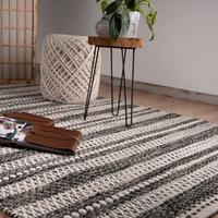 Flachwebteppich My Jaipur - Dunkelbraun/Beige, KONVENTIONELL, Textil (160/230cm) - Obsession