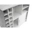 Bartisch Planter L: 110cm Hellgrau/Weiß - Chromfarben/Hellgrau, MODERN, Holzwerkstoff/Metall (110/48/100cm) - Hom`in Bartisch Planter L: 110cm Hellgrau/Weiß - Chromfarben/Hellgrau, MODERN, Holzwerkstoff/Metall (110/48/100cm) - Hom`in