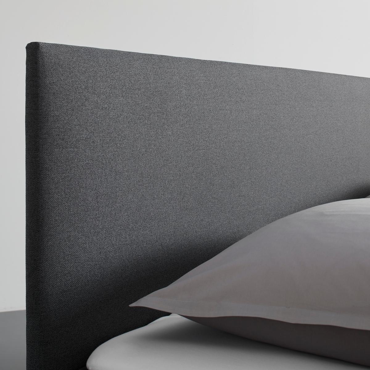 Manželská boxspring posteľ Lucy, 180x200, sivá - čierna/sivá, Modern, drevo/kompozitné drevo (180/200cm) - Bessagi Home
