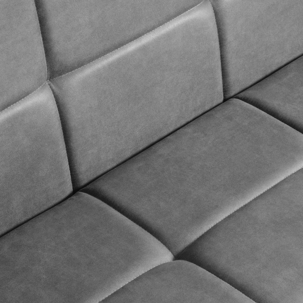 Sedací lavice Cooper COOPER - šedá/černá, Moderní, kov/textil (140/85/60cm) - Mömax