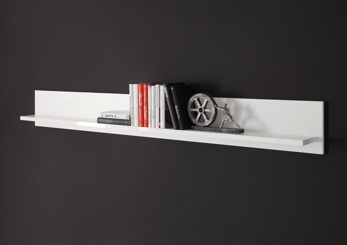 Wandboard Daytona Weiß B: 183 cm - Weiß, Design, Holzwerkstoff (183/22/15cm) - Livetastic