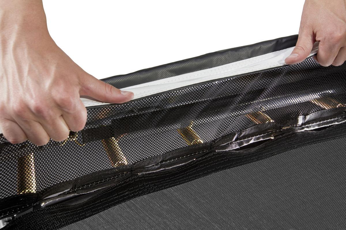 Bodentrampolin Ø 396cm Salta Royal Baseground - Schwarz, Trend, Metall (396cm) - Salta