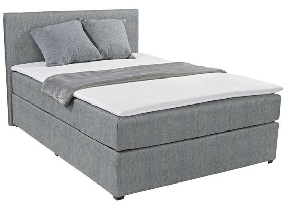 Postel Boxspring Titania - šedá, Konvenční, textil (140/200cm) Postel Boxspring Titania - šedá, Konvenční, textil (140/200cm)