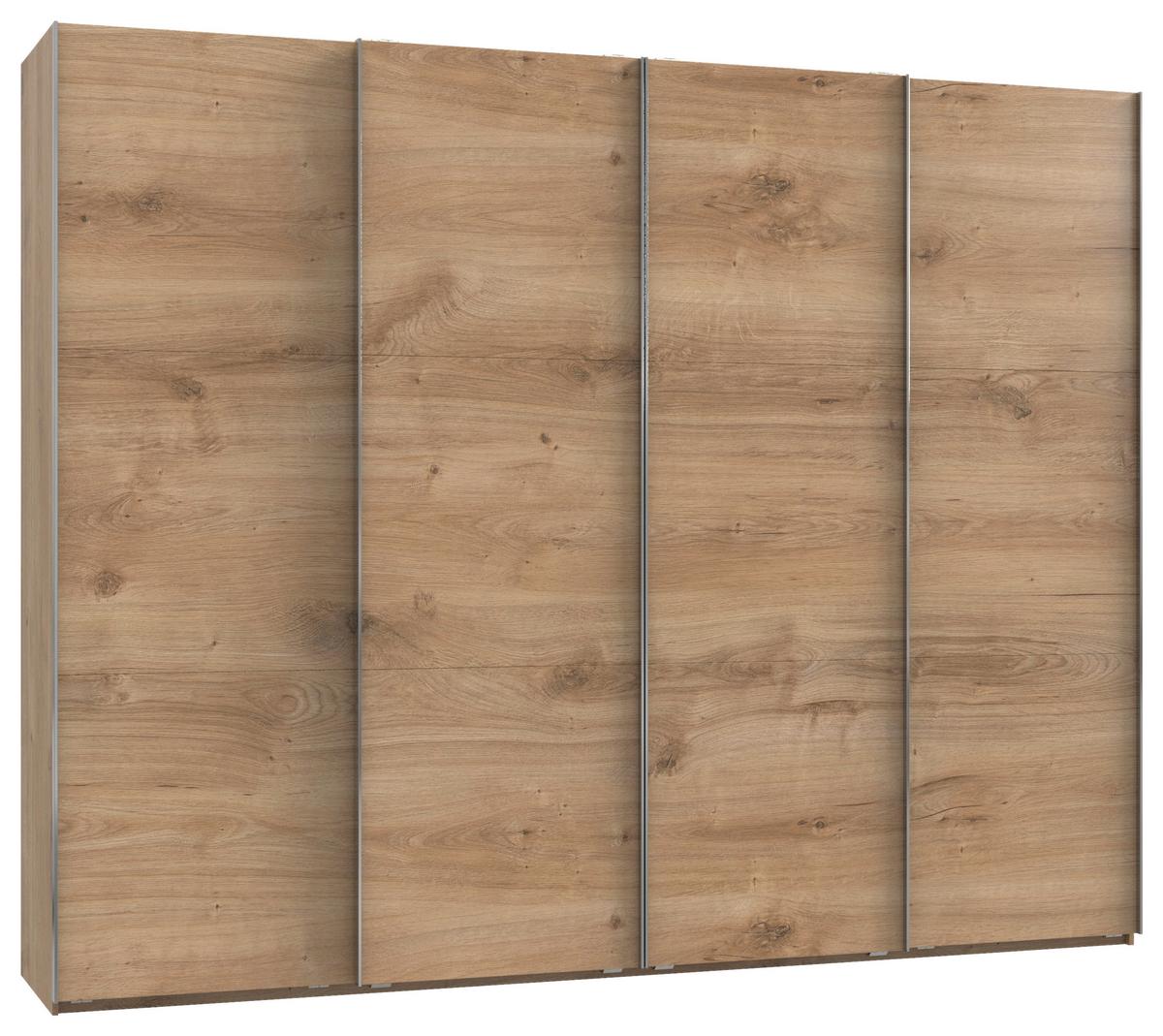 Schwebetürenschrank 300cm Level, Eiche Dekor - Eichefarben, MODERN, Holzwerkstoff (300/236/65cm) - MID.YOU