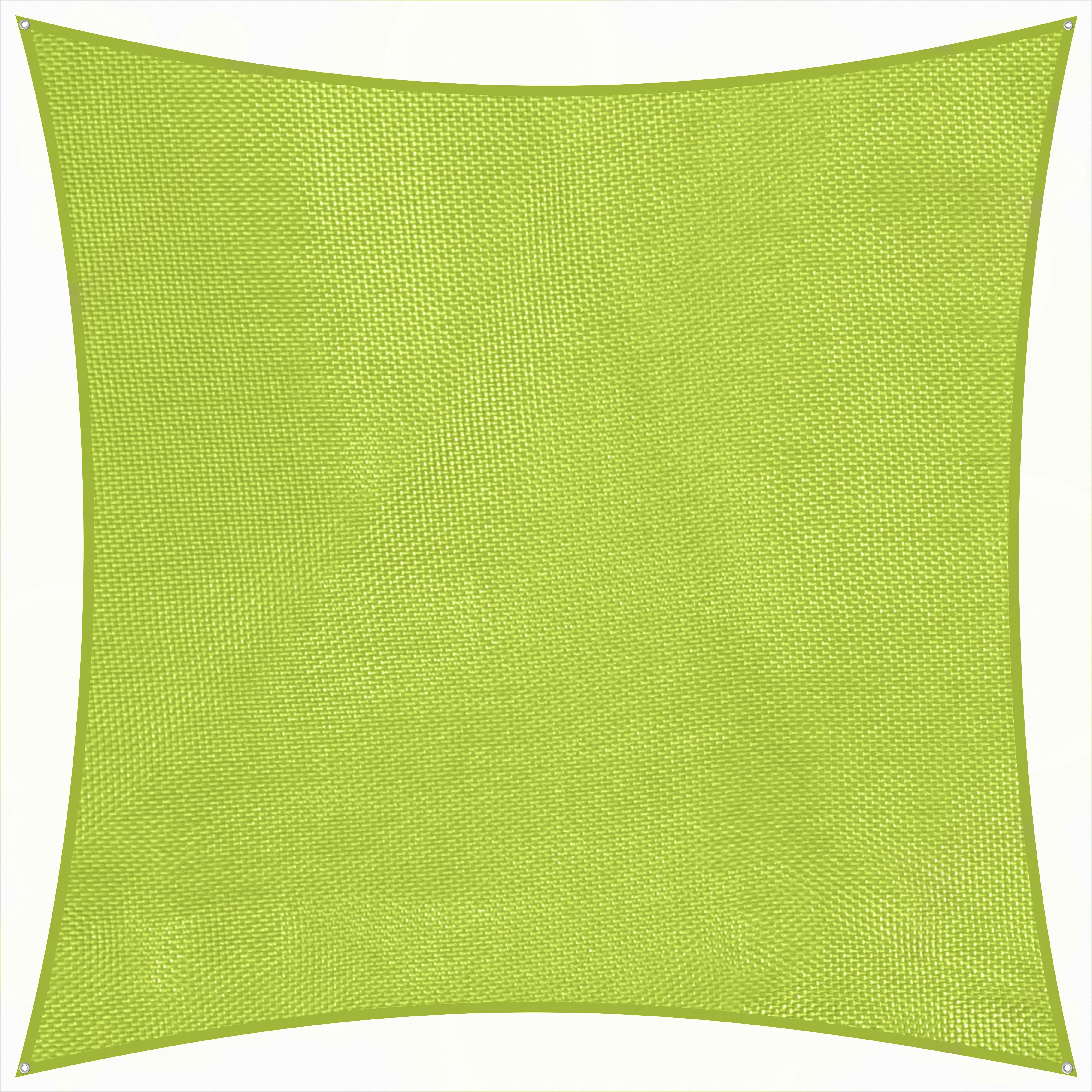 Sonnensegel Quadrat 360 X 360 cm - Hellgrün, Basics, Textil (360/0,3/360cm) - Schneider