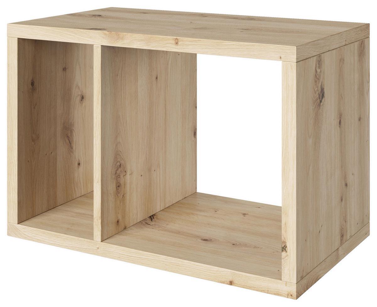 Regal Fortuna B: 58cm Eiche Artisan - Eiche Artisan, Basics, Holzwerkstoff (58/39/34cm) - MID.YOU